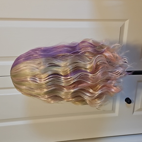 Lace front synthetic wig-colorful - Picture 3 of 8